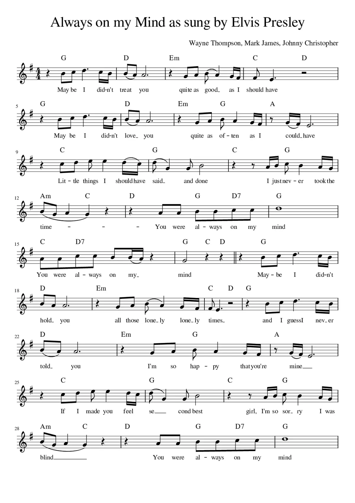 always on my mind - Page 1