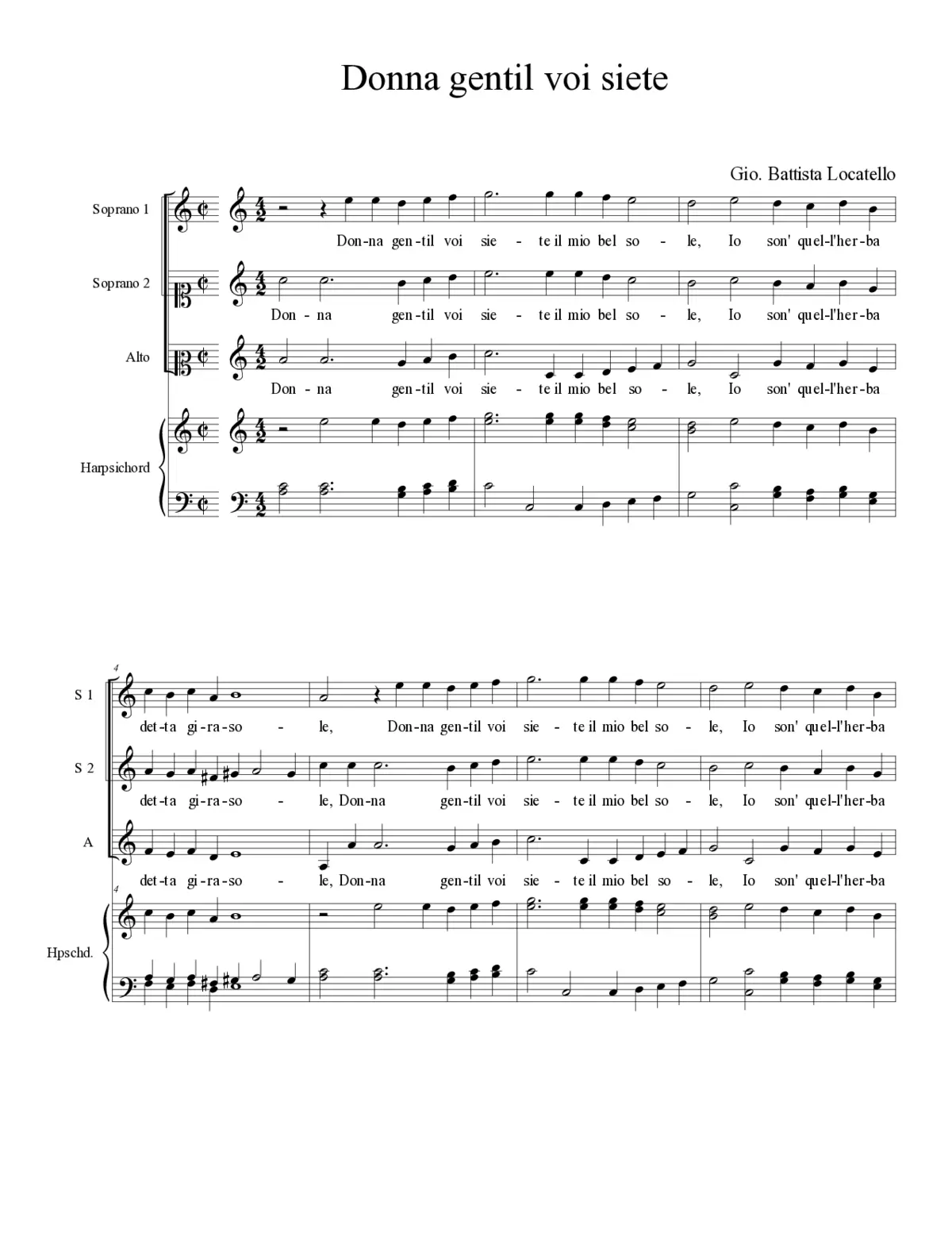 Donna gentil - Page 1
