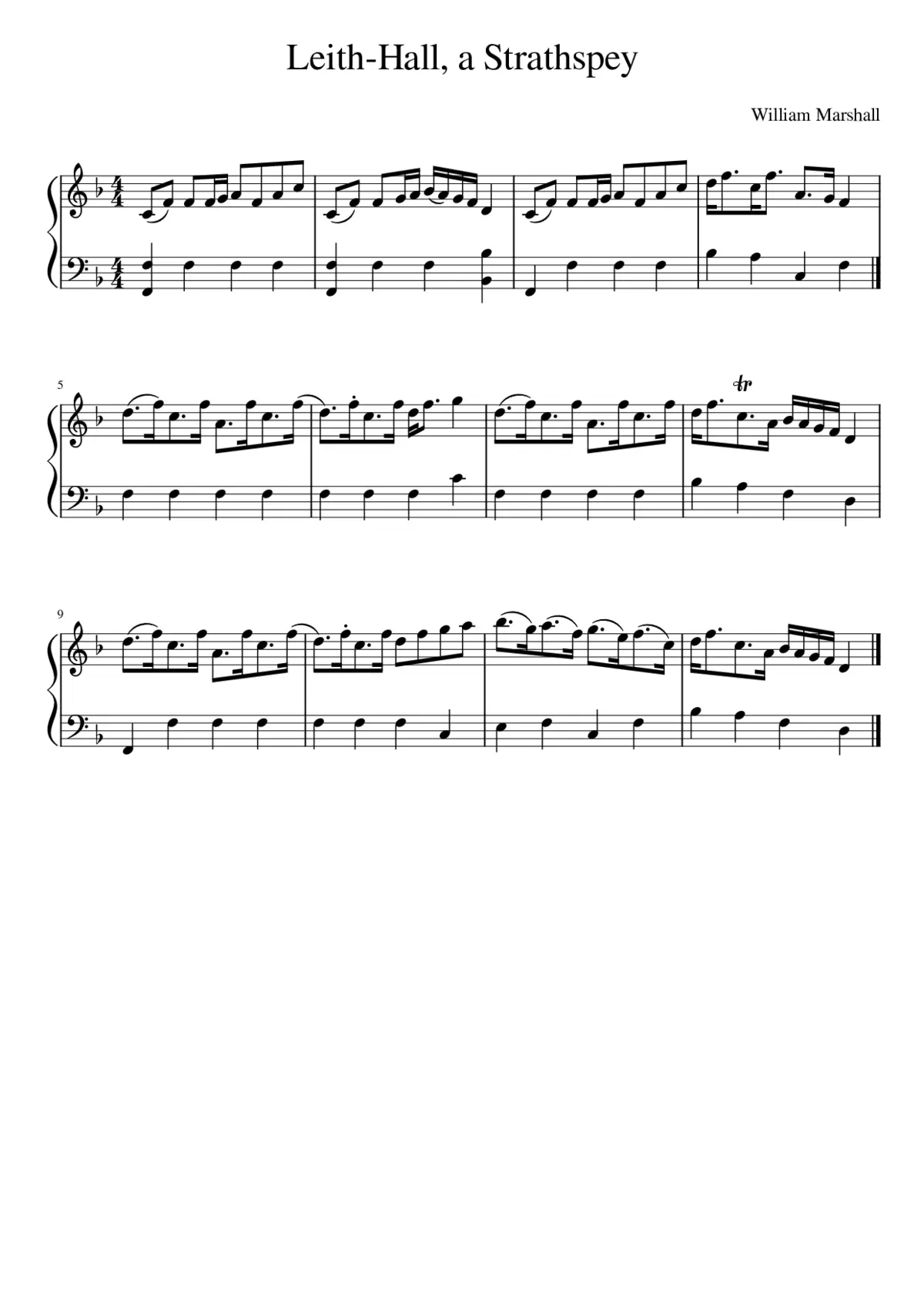 Leith-Hall a Strathspey - Page 1