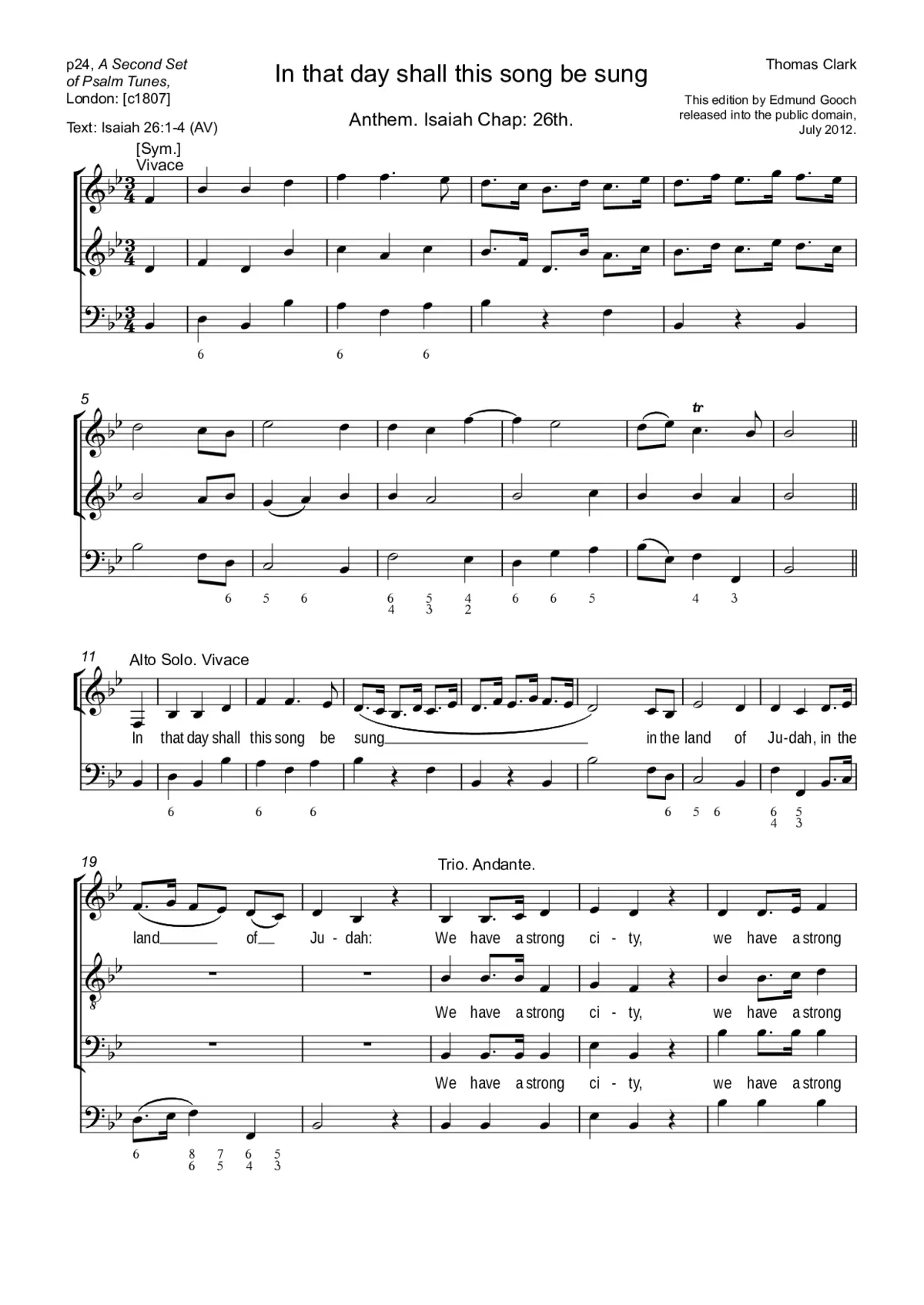 In that day shall this song be sung - Page 1