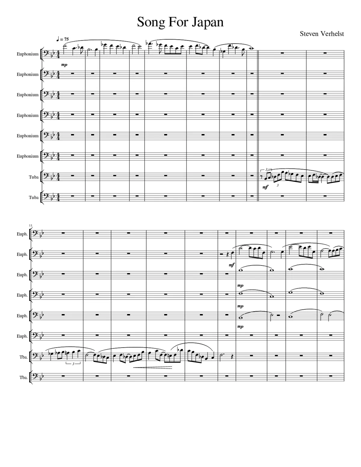 A Song for Japan - Page 1