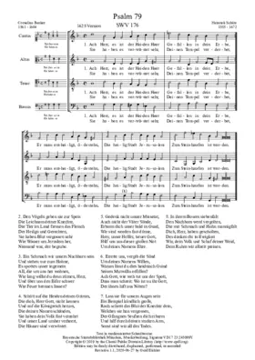 Ach Herr, es ist der Heiden Heer, SWV 176