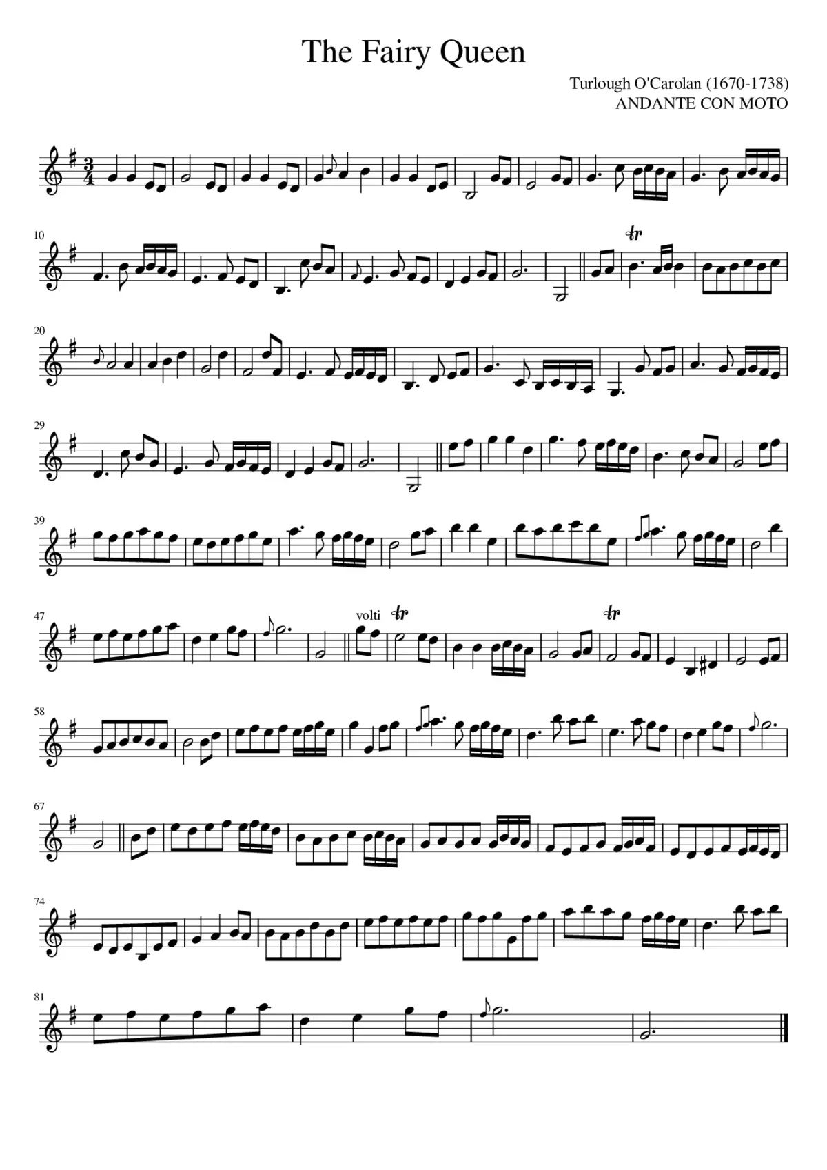 The Fairy Queen - Page 1