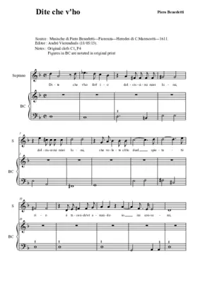 Dite che v'ho fatt'io