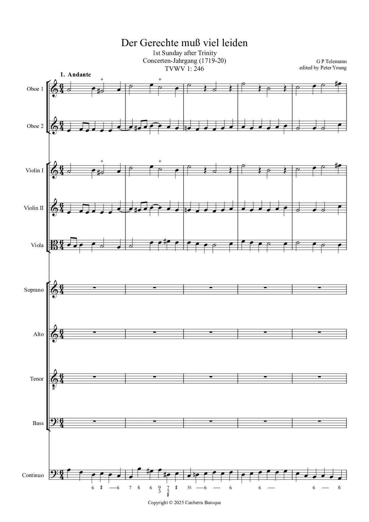 Der Gerechte muß viel leiden - Page 1