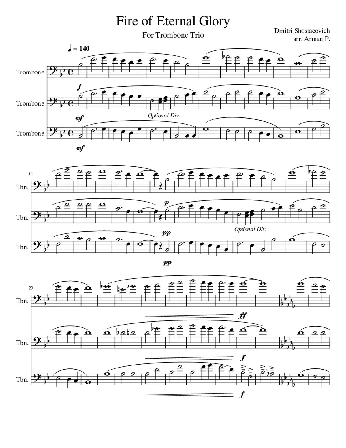 The Fire of Eternal Glory - Page 1