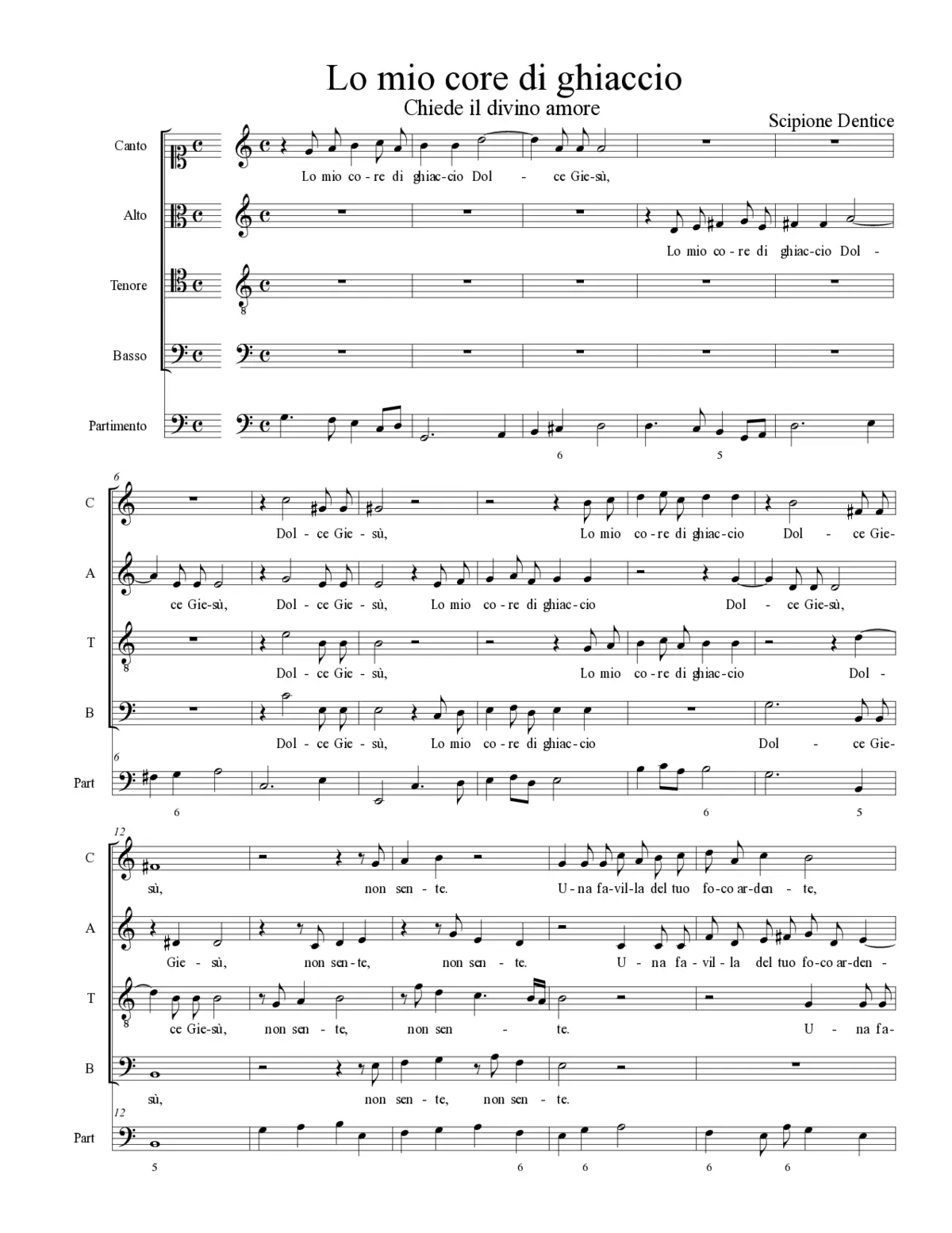 Lo mio core di ghiaccio - Page 1