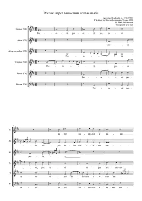 Peccavi super numerum arenae maris