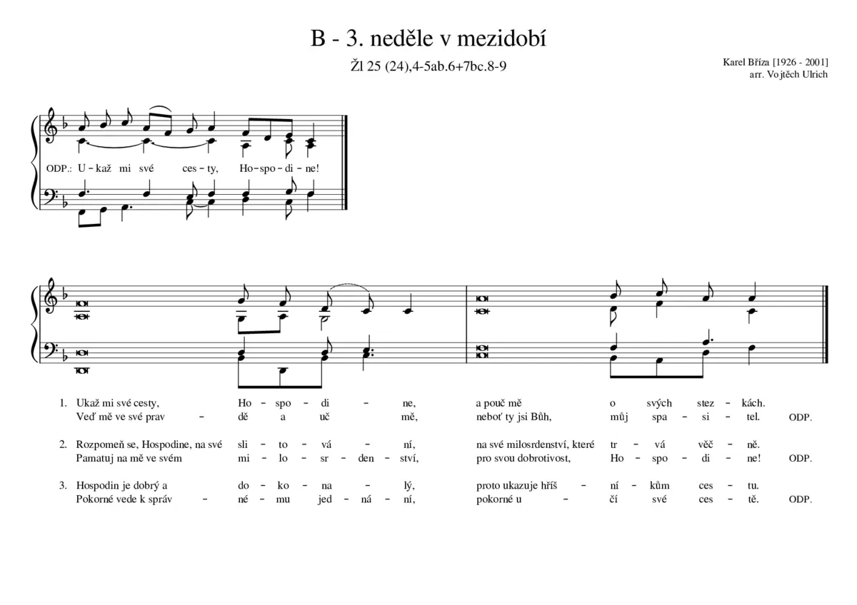 B - 3. neděle v mezidobí - Page 1