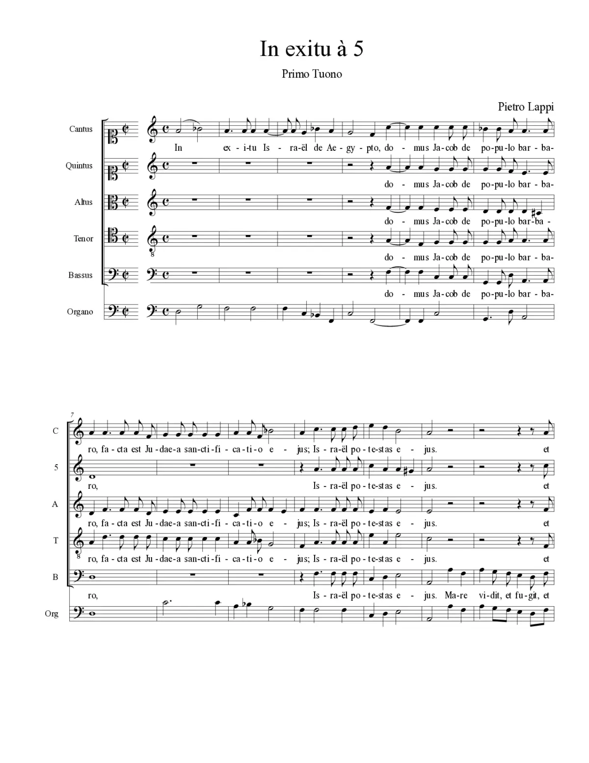 In exitu à 5 - Page 1