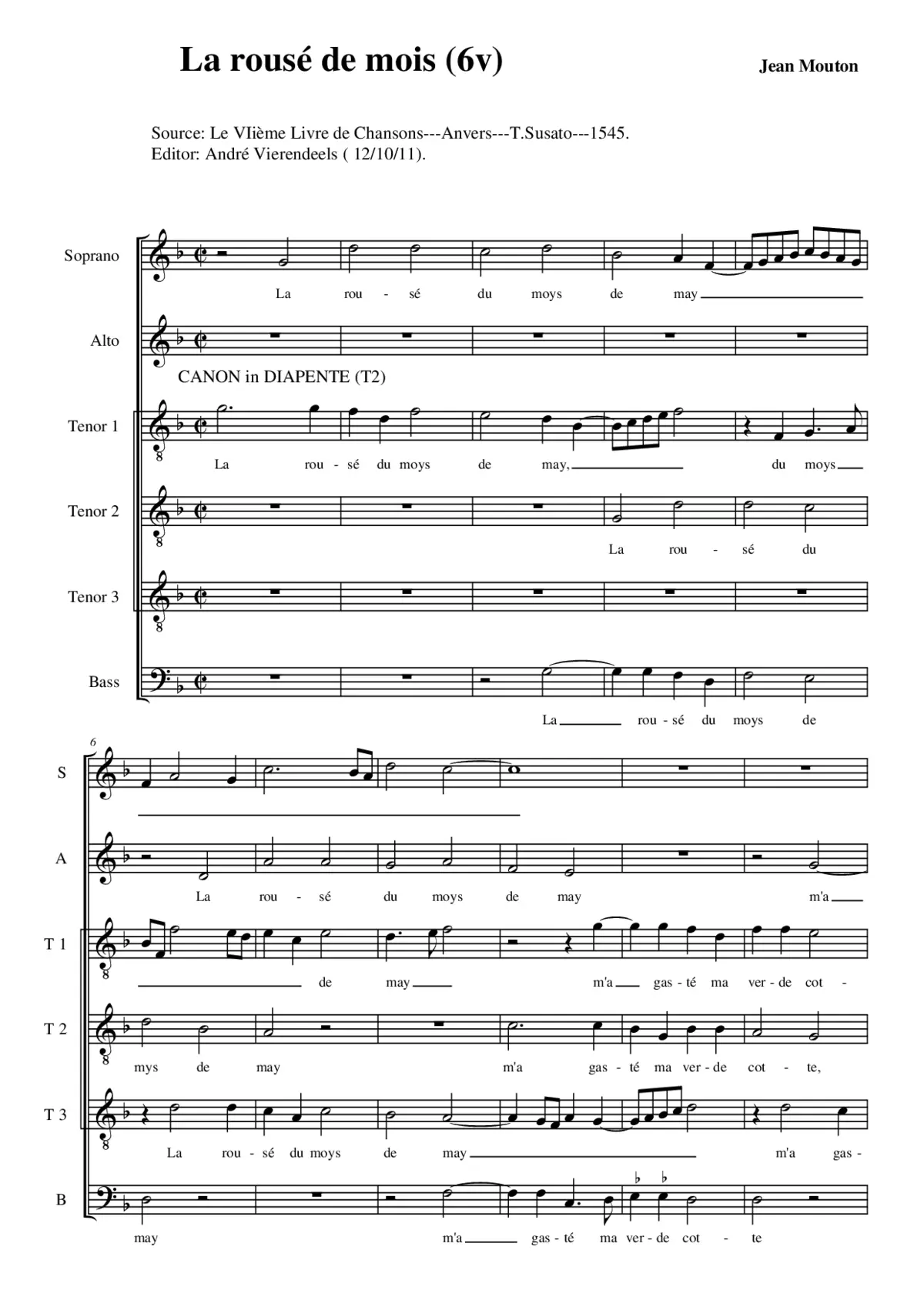 La rosee du mois a 6 - Page 1