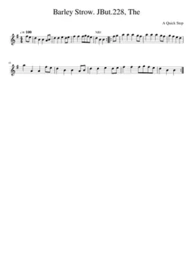 The Barley Strow. JBut.228
