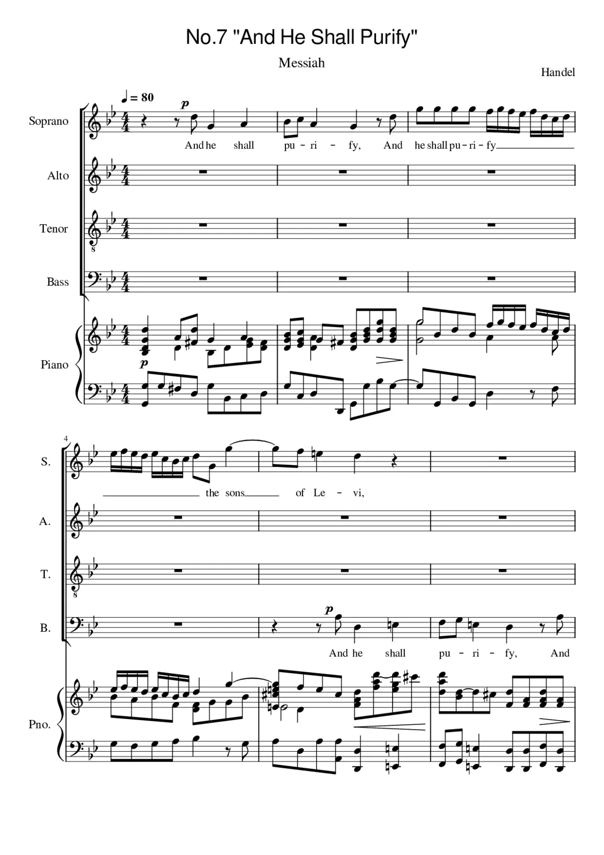 Messiah HWV 56 - Page 1