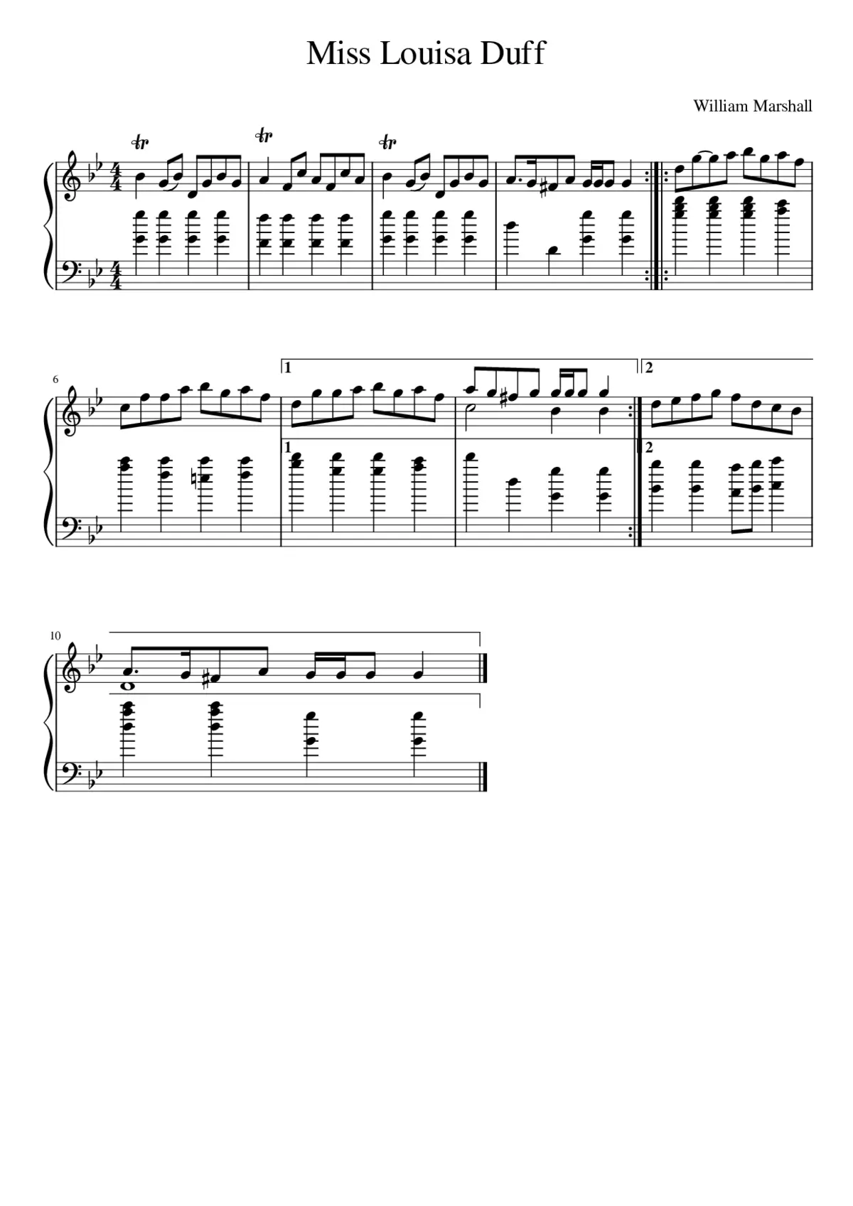 Miss Louisa Duff - Page 1