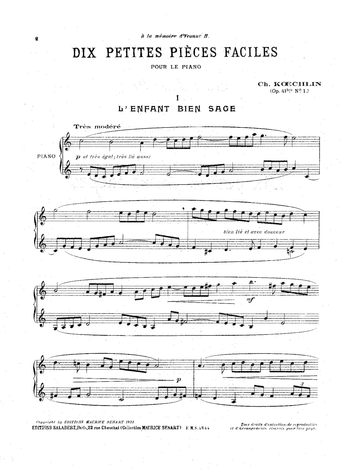 10 Little Easy Pieces - Page 1