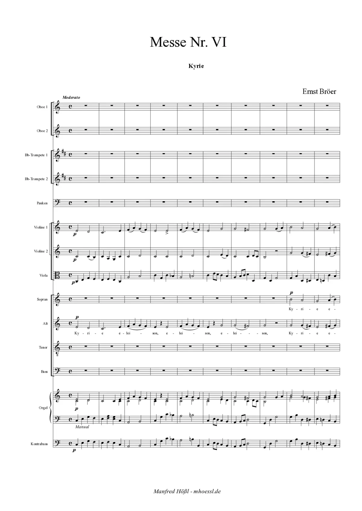 Missa No. 6 - Page 1