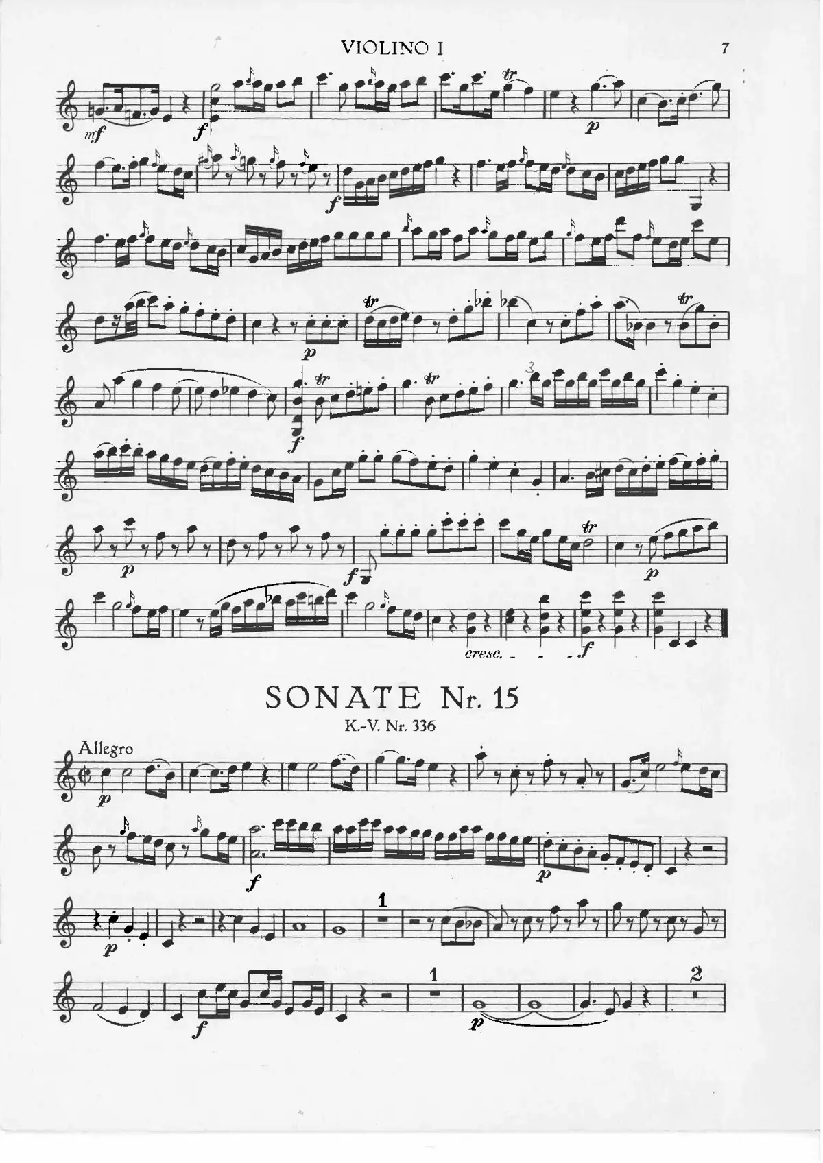 Church Sonata in C major - Page 1