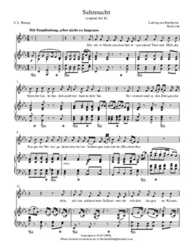 Sehnsucht, WoO 146