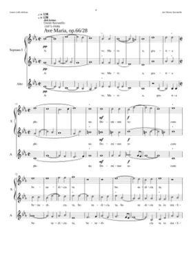 Ave Maria op.66/28