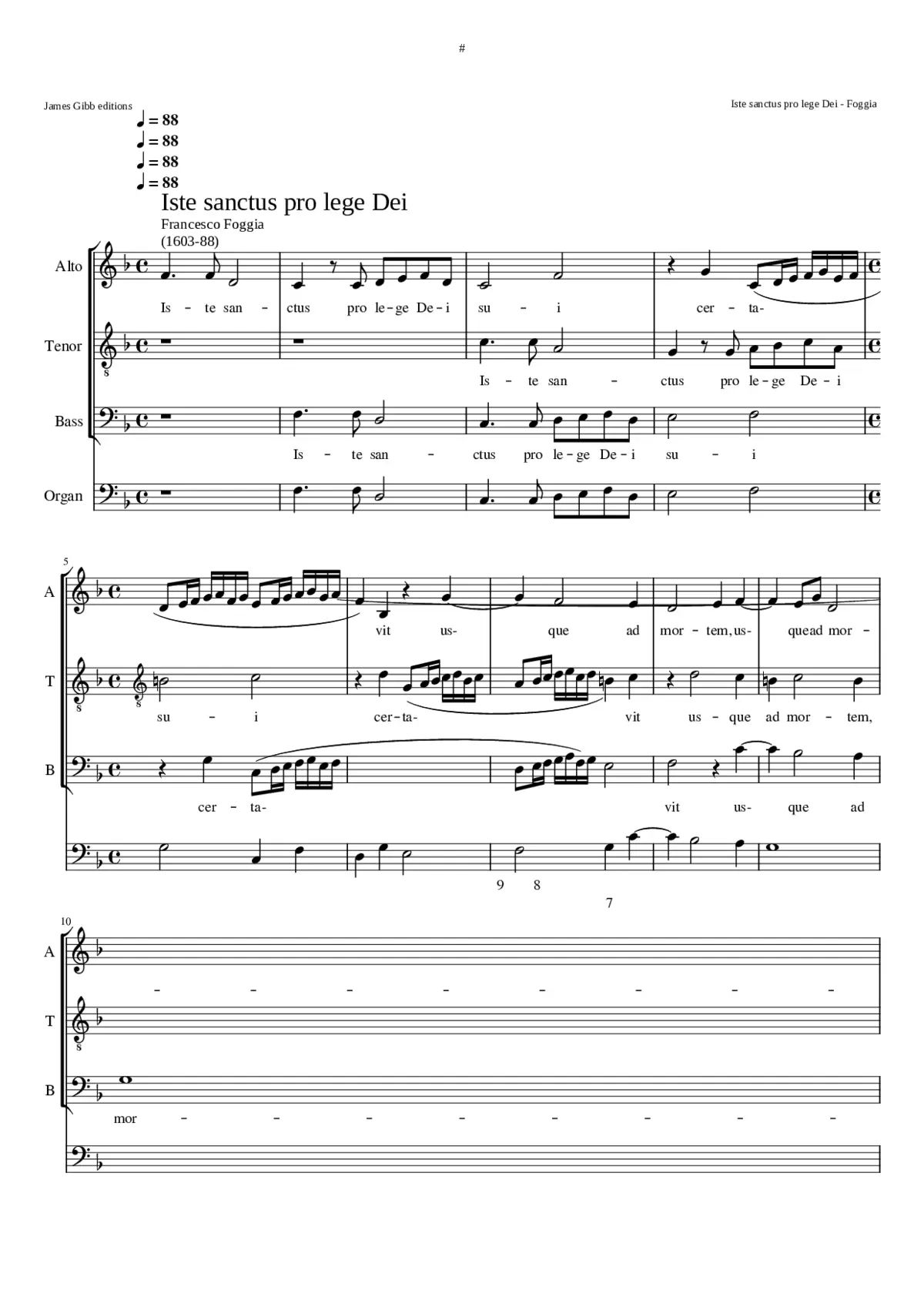 Iste sanctus - Page 1