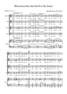 Blessed are they that dwell in Thy house