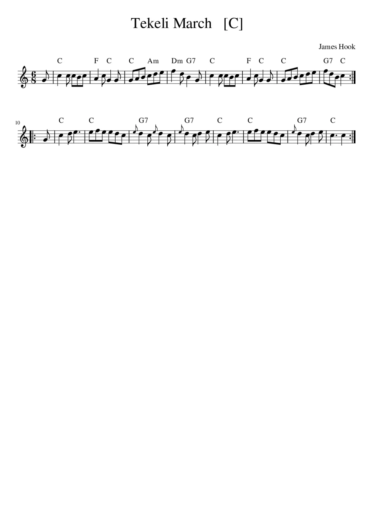 Tekeli March - Page 1