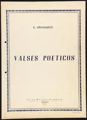 Valses Poéticos