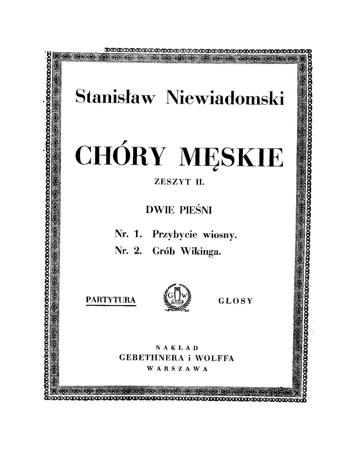 2 Pieśni - Page 1