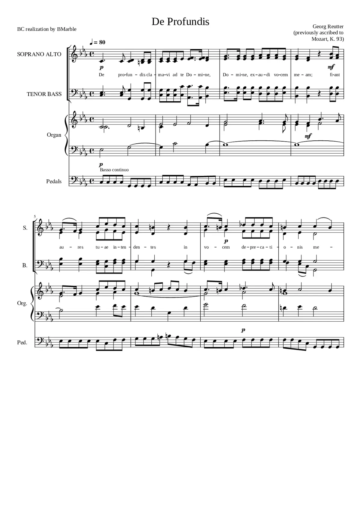 De Profundis - Page 1