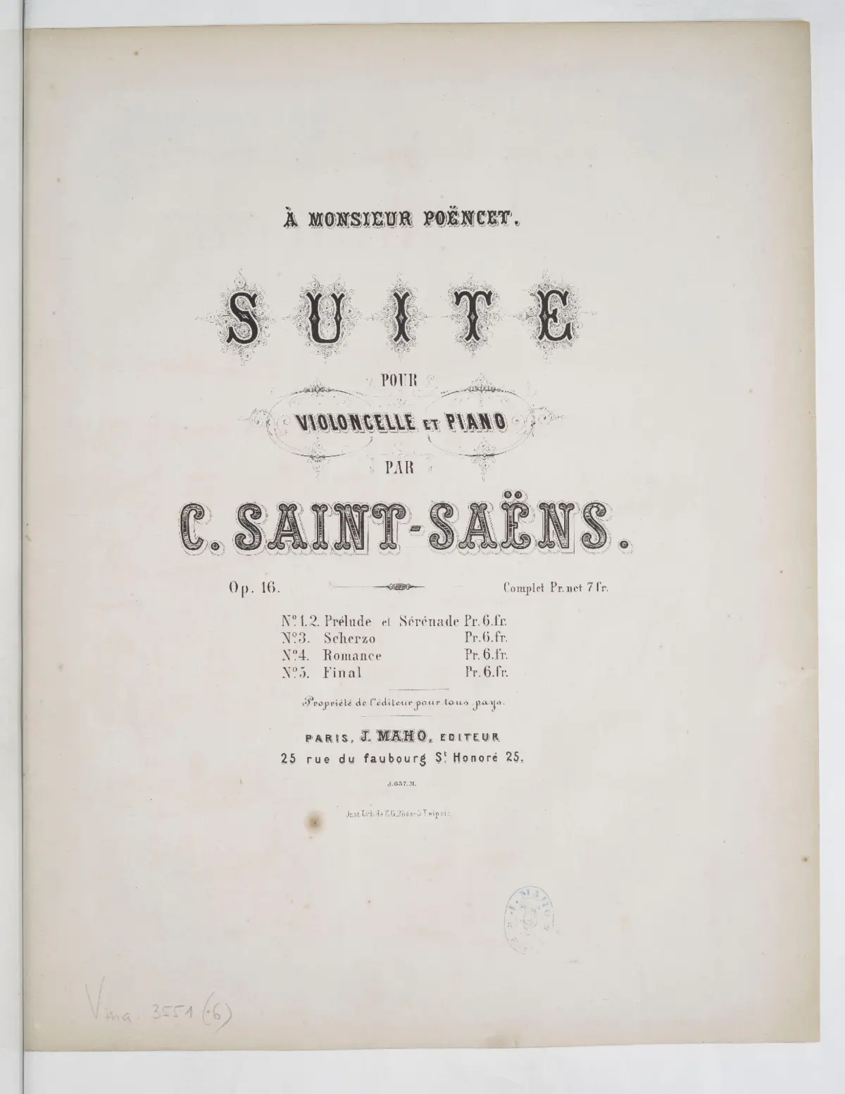 Suite for Cello and Piano - Page 1