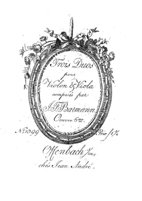 3 Duos for Violin and Viola, Op.6