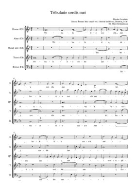 Tribulatio cordis mei