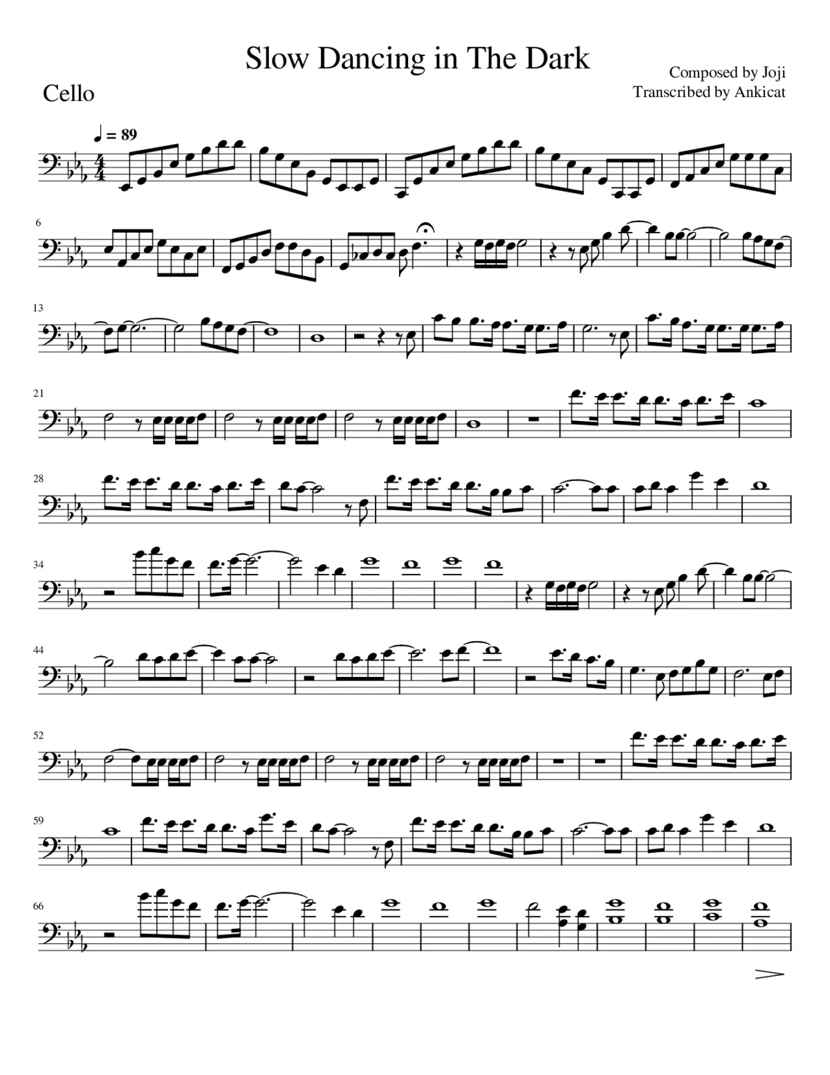 slow dancing in the dark - Page 1