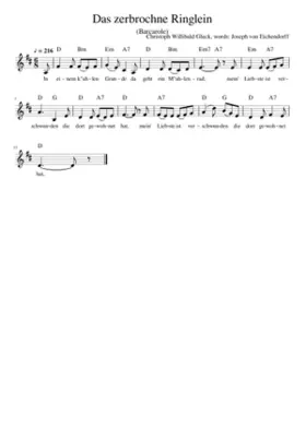 Das zerbrochne Ringlein