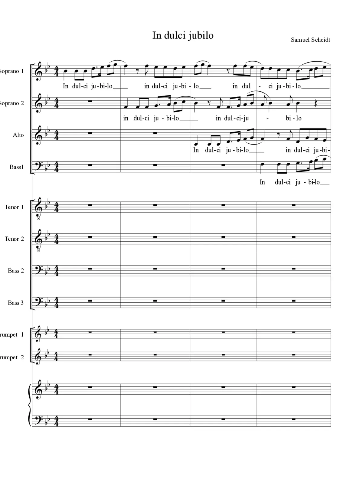 In dulci jubilo - Page 1