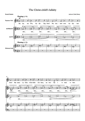 The Christ-child's lullaby