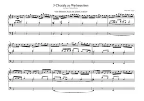 3 Choräle zu Weihnachten