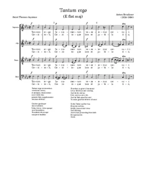 Tantum ergo (E-flat major)