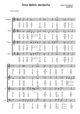 Jesu dulcis memoria I