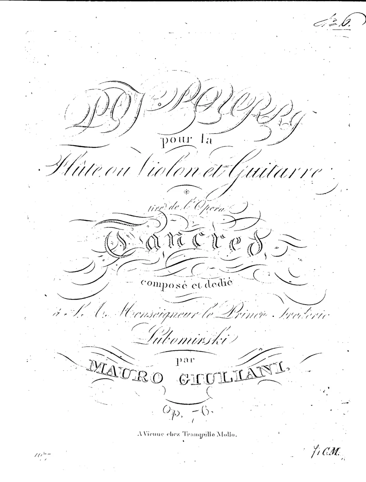 Pot-Pourri pour la Flûte ou Violon et Guitarre - Page 1
