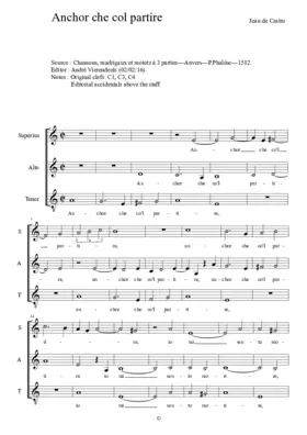 Anchor che co'l partire