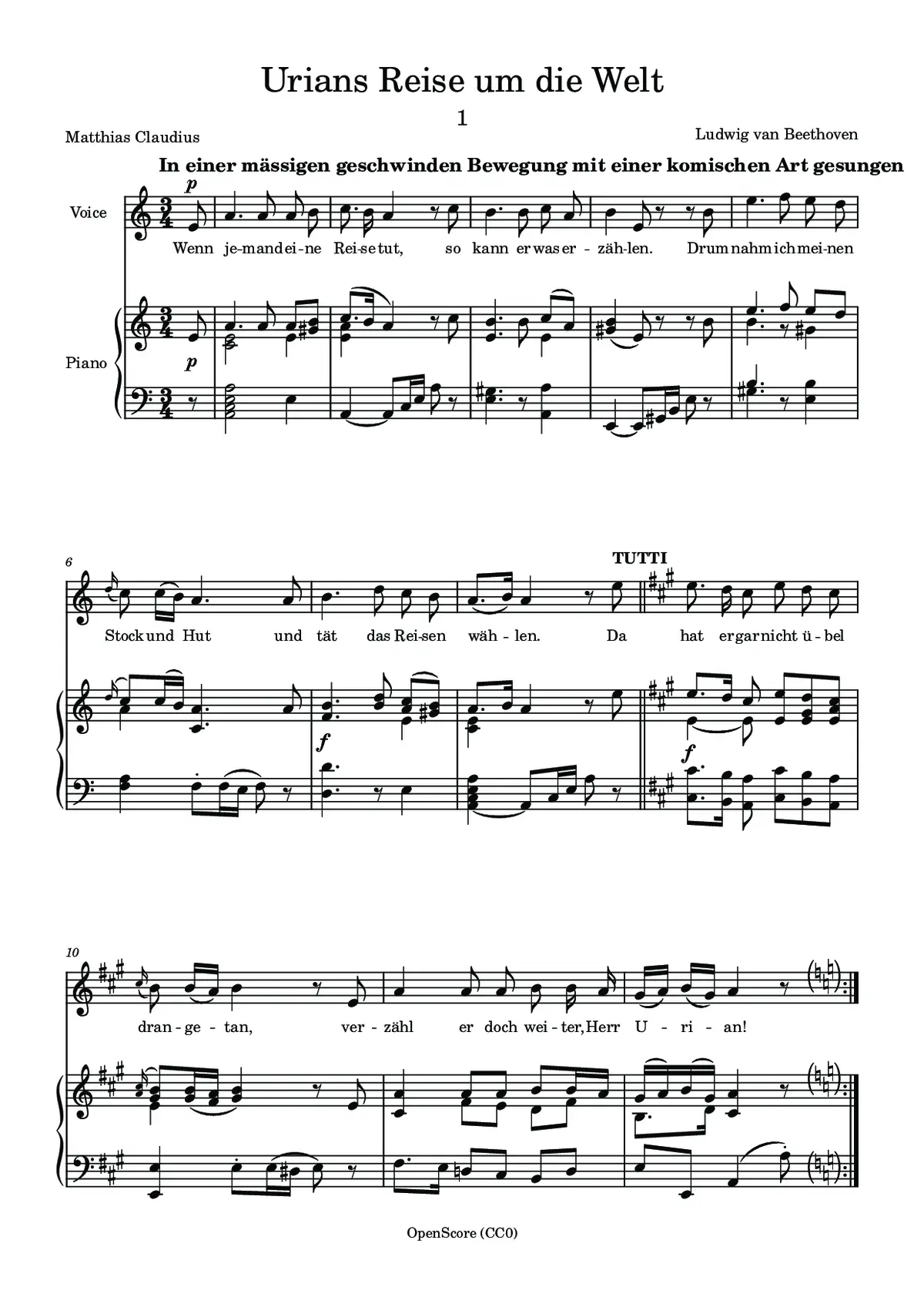 Urians Reise um die Welt - Page 1