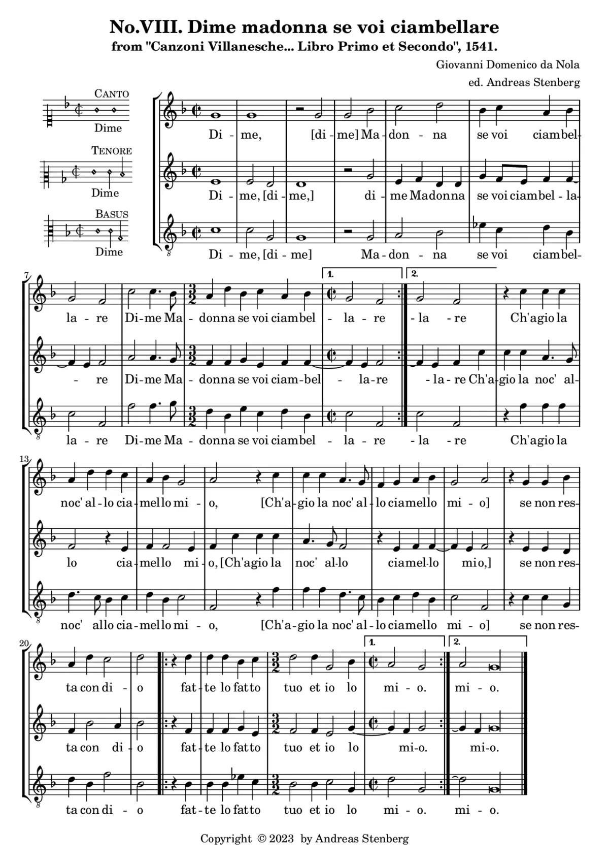 Dime madonna - Page 1