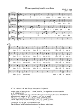 Omnes gentes plaudite manibus