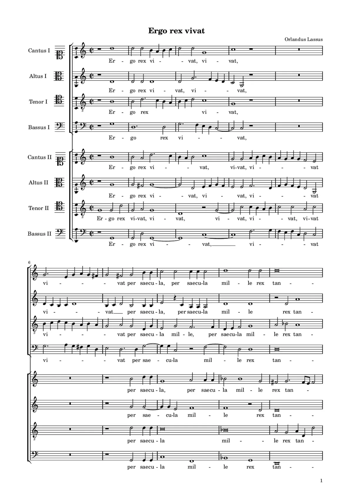 Ergo rex vivat - Page 1