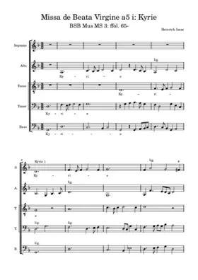Missa de Beata Virgine a 5
