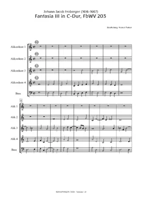 Fantasia III in C-Dur, FbWV 203