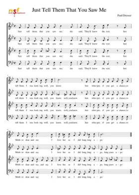 Just tell them that you saw me