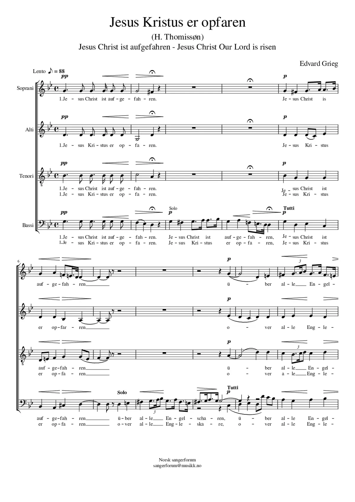 Fire salmer op. 74 - Page 1