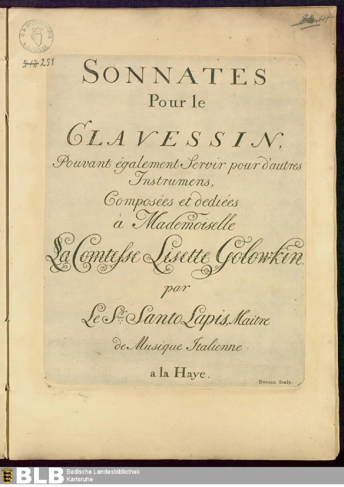 12 Harpsichord Sonatas - Page 1